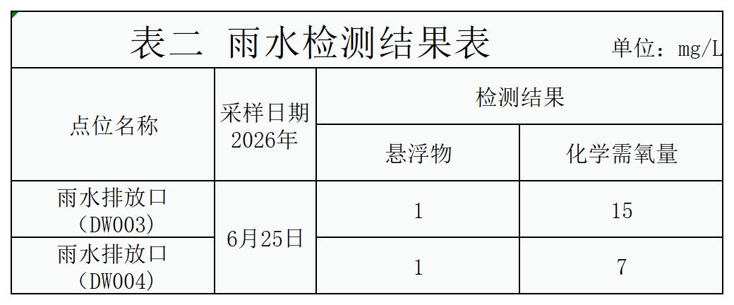 自行监测结果_雨水