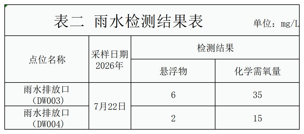 自行监测结果_雨水